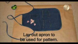 Making a Childs Apron Pattern [upl. by Ellehcim388]