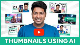 How to Make YouTube Thumbnails Using AI 🤖 [upl. by Schindler879]