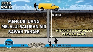 RELA MASUK KE SELOKAN YANG DALAM DEMI MENCURl UANG BANK Menggali Terowongan di Saluran Air [upl. by Herstein]