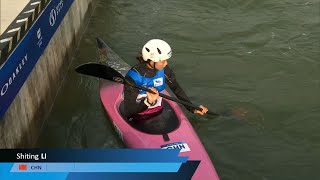 Shiting Li China  Kayak Slalom Final  2024 ICF Hangzhou Super Cup China [upl. by Norling]