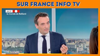 Florian Philippot sur France Info TV  sacrée interview [upl. by Gnuhn]