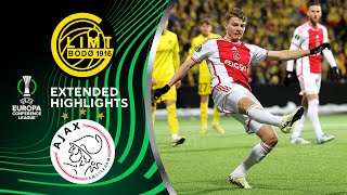 BodøGlimt vs Ajax Extended Highlights  UECL Playoffs 2nd Leg  CBS Sports Golazo [upl. by Flore833]