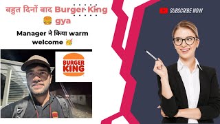 Bhut din बाद BURGERKING🍔 me gyaManager welcome with red carpet treatment 😆 Jobs in Germany 🇩🇪 [upl. by Dwayne362]