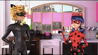 All Ladybug abd Cat Noir Scenes from Dearest Family ENG DUB [upl. by Nyrem]