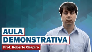 Vídeo 01  Conceitos  AFO  Prof Roberto Chapiro [upl. by Nywra]