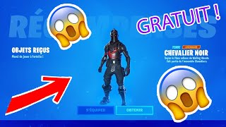 ASTUCE Débloquez le Skin Chevalier Noir GRATUITEMENT sur Fortnite Battle Royale  😱🎮 [upl. by Hidie890]