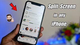 How to enable Split screen feature in any iPhone  Split screen in any iPhone [upl. by Gristede]