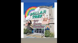 🌈DIY Dollar tree Beauty organizer 🌈 [upl. by Meehahs]