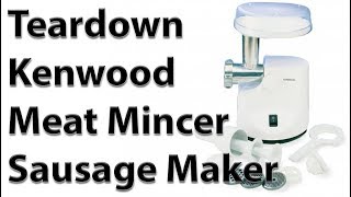 Teardown Kenwood Mincer Sausage Maker MG450 [upl. by Graubert]