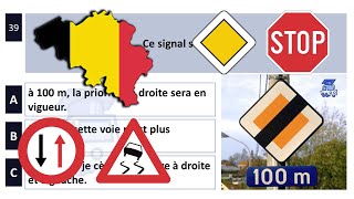 2024 permis de conduire théorique belgique ✅ 50 Questions  code de la route 2023 belgique test 7 [upl. by Arva]