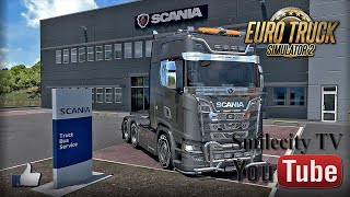 ETS2 Live Euro Truck Simulator 2 С Грузом По Европе Scania Sseries 📽1160 [upl. by Ttoile97]