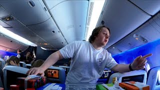 Lewis Capaldi sings to BA passengers at 35000ft [upl. by Aljan]