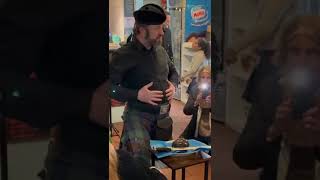 Address to a Haggis by Robert Burns recited by pipe major Nick MacVicar Scottish piper in Italy [upl. by Elumas]