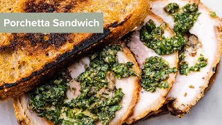 Porchetta Sandwich [upl. by Isawk]