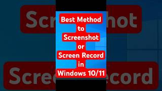 How to take Screenshot in Windows 🤯✅ windowshacks windows11 screenshot windowstutorials windows [upl. by Ytitsahc]