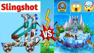 Catapult 2 Game Play Season 3  All Boss Rush With Slingshot Only Easy Mode [upl. by Suirauqram]