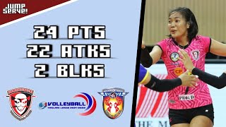 Mylene Paat Highlights Leg 2 Nakhon Ratchasima Vs Nakornnont  🇹🇭 VTL 202122 [upl. by Trask]