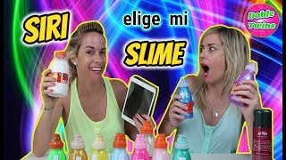 SIRI DECIDE MI SLIME  RULETA DE SLIME CON SIRI  DOBLE TWINS [upl. by Neufer219]