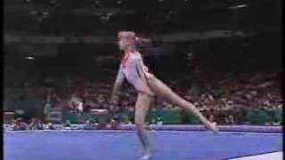 Alexandra Marinescu  1996 Olympics Team Compulsories  Floor Exercise [upl. by Layman]