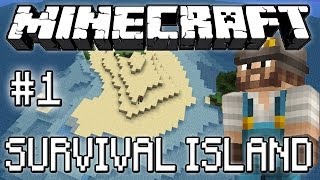 Minecraft Survival Island Episode 1  FIND COAL AT ALL COSTS [upl. by Glennie297]