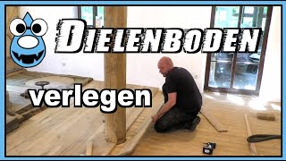 EchtholzDielenboden verlegen🔨schöne Landhaus Eiche Dielen [upl. by Enialehs]