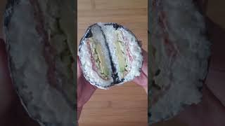 Sushi Burger la recette tendance  shorts Youtubeshorts [upl. by Amocat]