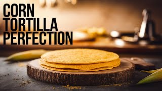 Authentic Mexican Corn 🌮 Tortillas Easy Recipe in Minutes [upl. by Yci]