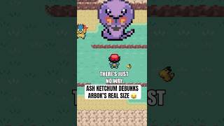 Ash Ketchum debunks Arbok’s true size 😂 pokemon shorts [upl. by Aliehs]