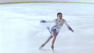 Apple Lee  Novice Women Free Skate  2025 Pacific Coast Sectional Singles Final [upl. by Cumine]