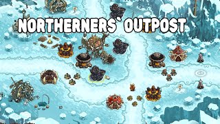 Kingdom Rush Vengeance  Northerners Outpost  Veteran 3 Stars STEAM [upl. by Cofsky]