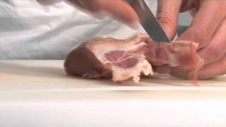 How to French trim a rack of lamb [upl. by Aun]