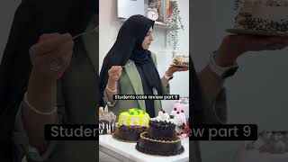 Reviewing my students cake chocolate sponge cake recipe by hkr hkrbakingacademy hkrshorts [upl. by Amlez467]