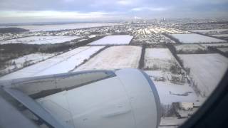 Approach and landing at Kastrup Airport Copenhagen Denmark [upl. by Alebasi]