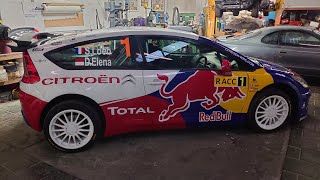 part 3 of building a Citroen c4 wrc replica interior and graphics [upl. by Antonella170]