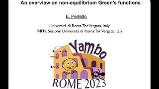 An overview on nonequilibrium Green Functions [upl. by Naillik]