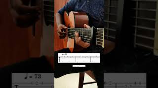 Thoovanathumbikal  Clara Theme  Guitar Cover and Tabs by Swathi Krishna [upl. by Ttsepmet]