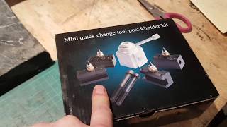 CHINESE QUICK CHANGE TOOLPOST T0 7X14 MINI LATHE [upl. by Hessler]