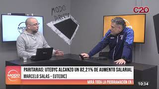 MODO DIRECTO  PARITARIAS UTEDYC ALCANZO UN 8221 DE AUMENTO SALARIAL [upl. by Ardnac122]