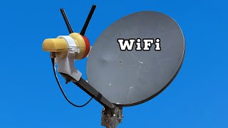 How to make an antenna for longrange WiFi networks using LNB [upl. by Daph]