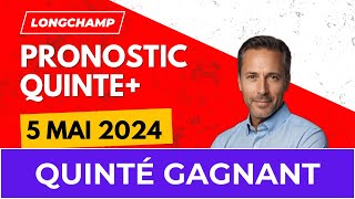 🌿 Pronostic Quinté dimanche 5 mai 2024  Mes conseils pour le Prix du Passage SainteAnne 🏇 [upl. by Assile]