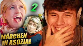 RAPUNZEL RUMPELSTILZCHEN und CO🤣Reaktion  MÄRCHEN in ASOZIAL 2 feat Kelly  Julien Bam [upl. by Akimik]