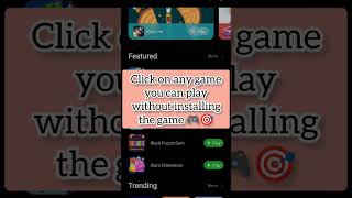 How to Play Instant Games in Playstore  Instant Games kaise Karen  games  shorts [upl. by Demetra]