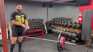 Strongman training vlog 4 [upl. by Bolt]