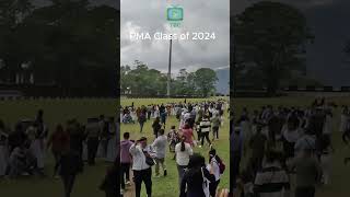 PMA Class of 2024 get their first salute as officers after their graduation rites shorts pma [upl. by Idrahs174]