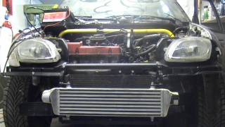 4performance  seicento 11 turbo DRAG start [upl. by Eerized548]