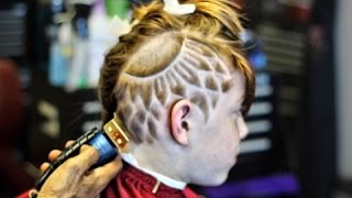 HAIRCUT Freshest SunFlower Design HD [upl. by Yltsew912]