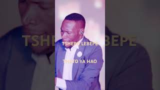 THATO YA HAO BY TSHEPO LEBEPE IS OUT ON ALL MUSIC STREAMING PLATFORMS2024 southafrica gospel [upl. by Adamina]