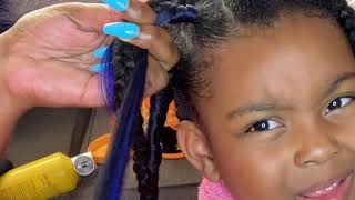 Turn Old Box Braids Into Nice Neat Faux Locs Protective Style Retouch [upl. by Nowd347]