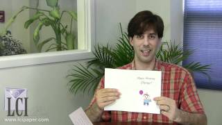 How to Print Half Fold Greeting Cards at Home [upl. by Berkley]