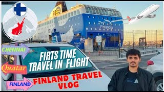 World Coldest Place FINLAND HELSINKI Travel Vlog  Full Flight Travel Vlog  Snow Fall  Ontimevlog [upl. by Aehcim]